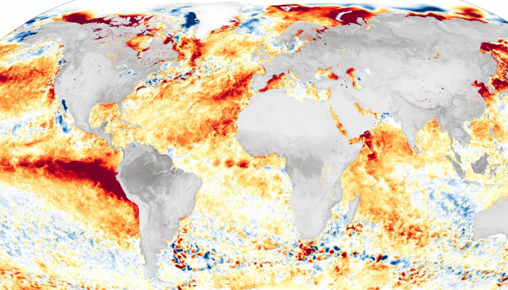 mapa mundi el nino