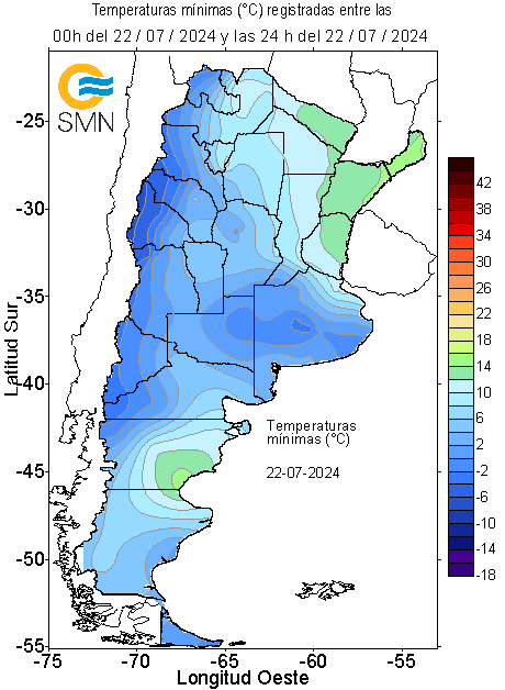 mapa minimas smn