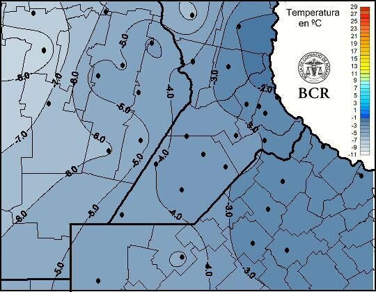 mapa frio