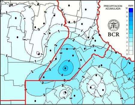 mapa lluvias bcr