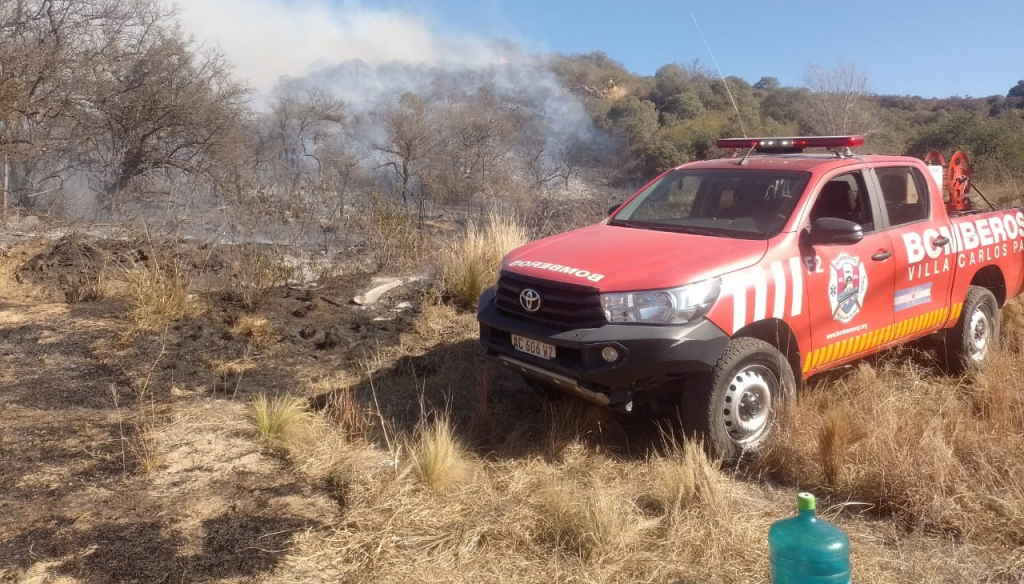 incendio cordoba bomberos