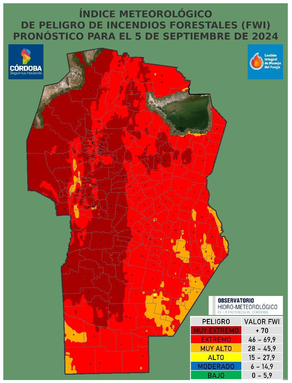 mapa incendios cba