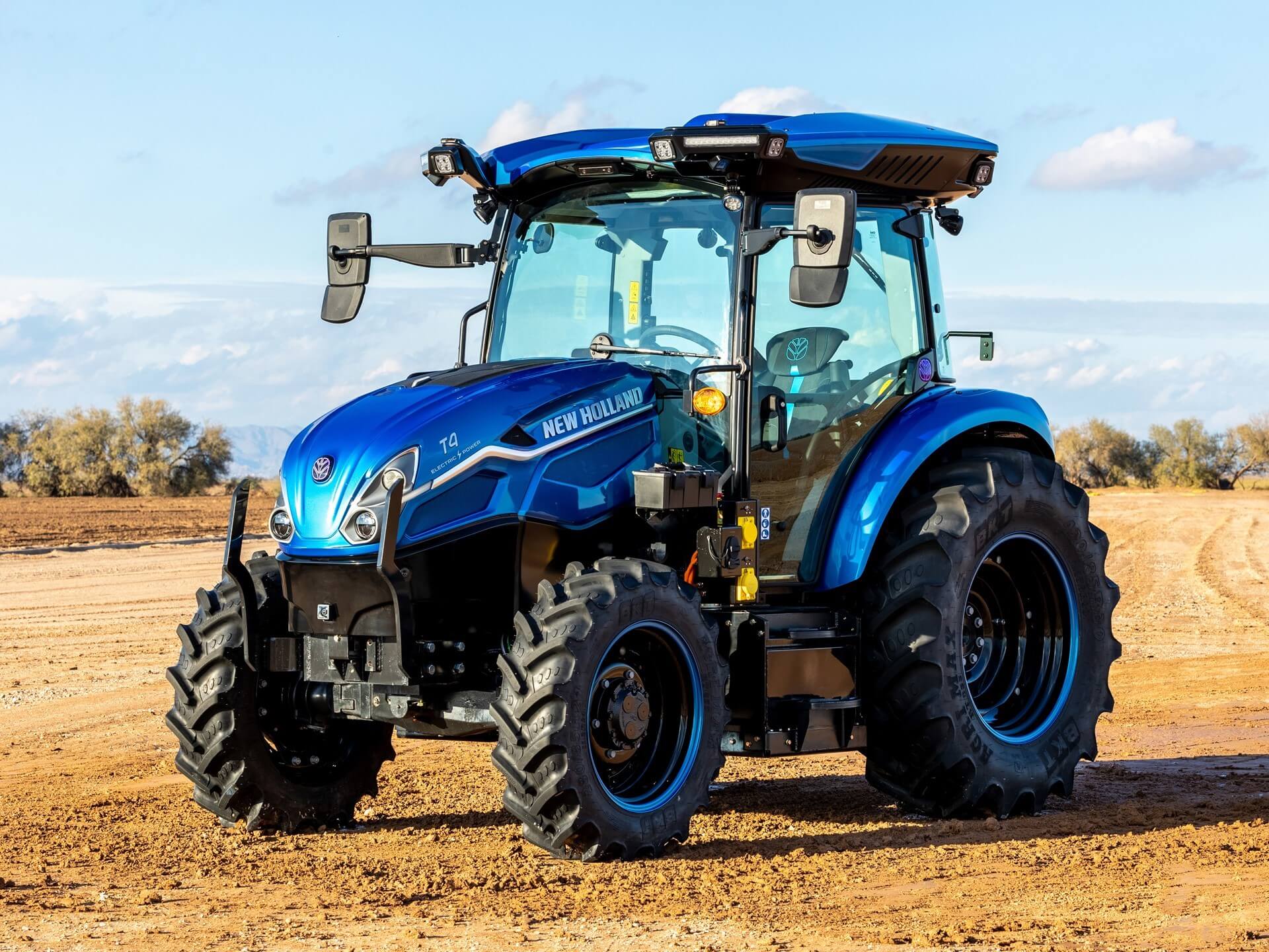 New Holland avanza hacia la agricultura sostenible con el nuevo T4 Electric Power