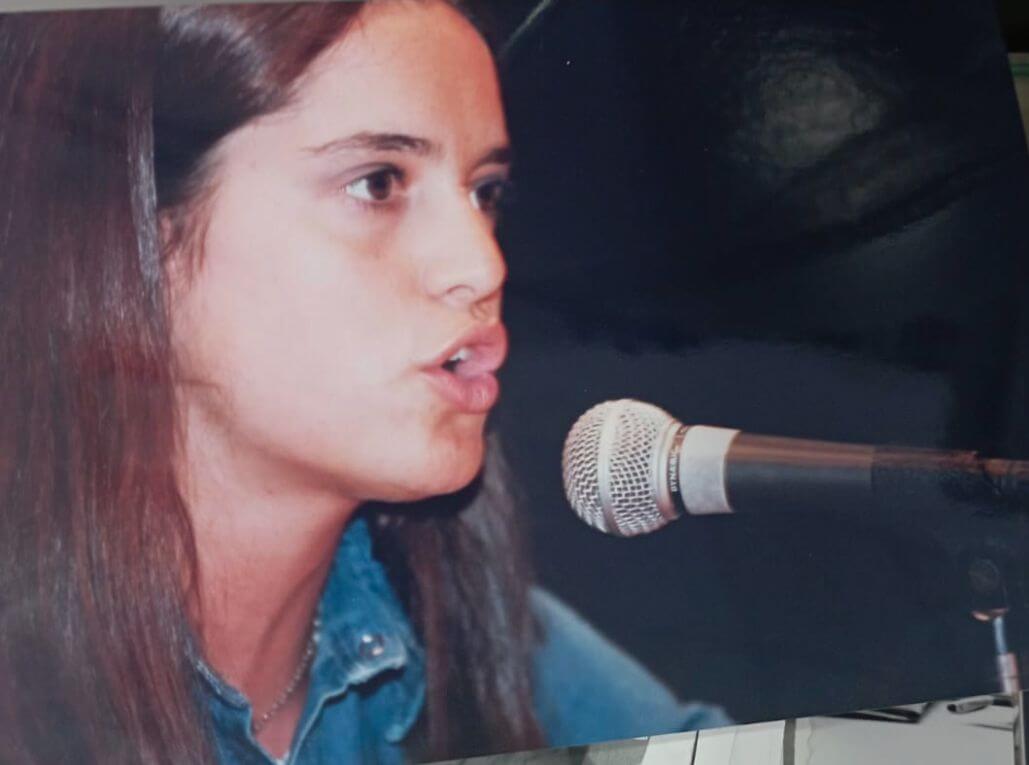 Andrea, de joven en Federación Agraria