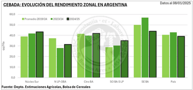 cebada rindes